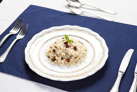 Arroz Integral com Amêndoas