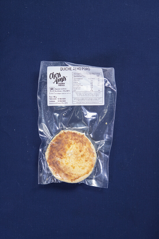 Quiche de Alho Poró